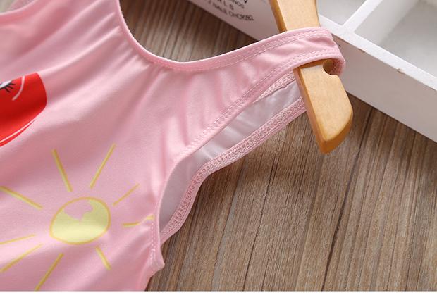 MK 20 2018 hè cô gái mới hoạt hình flamingo khâu váy áo tắm một mảnh áo tắm áo tắm trẻ em nàng tiên cá