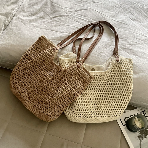 Брендовая пляжная сумка на одно плечо, Южная Корея