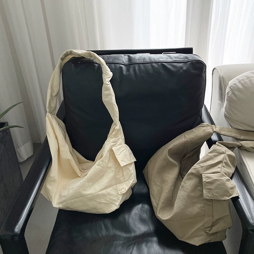 Брендовая японская универсальная сумка, нейлоновый ремешок для сумки на одно плечо, простой и элегантный дизайн