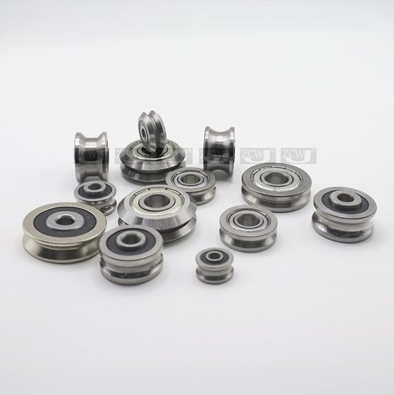 SG15 그루브 UVW 홈이있는 풀리 가이드 휠 베어링 SG10 SG20SG25