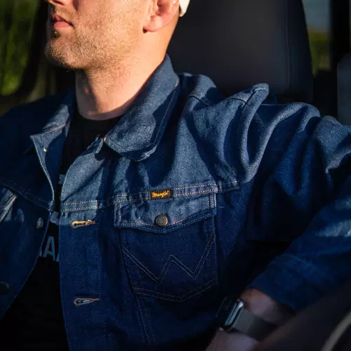 Wrangler, мужская классическая джинсовая повседневная дорожная куртка