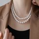 MOL 2022 new retro senior pearl necklace female fever with the same collarbone chain European and American ins bloggers