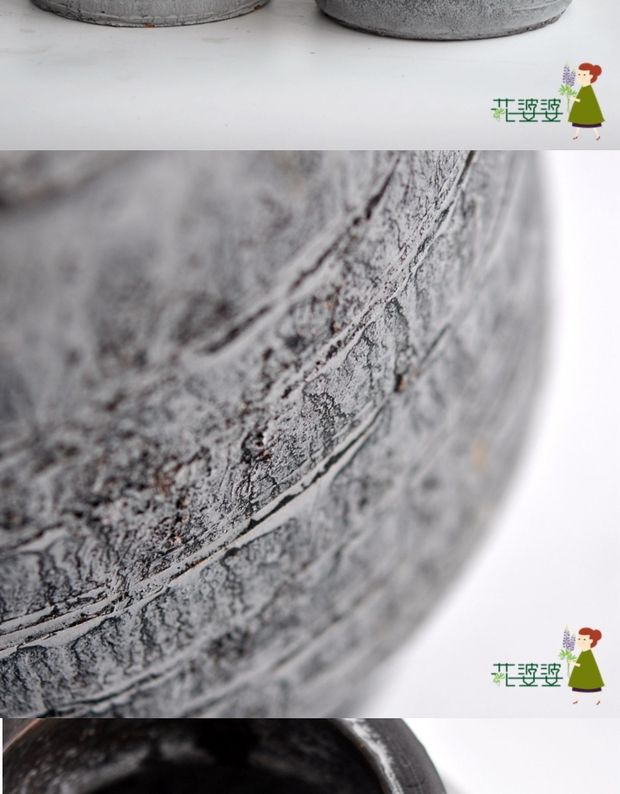Hoa mẹ chồng chậu hoa handmade Bộ cuối năm 9 Bình hoa cổ điển Hoa khô Cây chậu hoa nhỏ nhiều màu xanh - Vase / Bồn hoa & Kệ chậu nhựa trồng cây hình chữ nhật