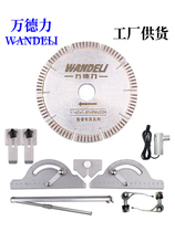 Wandeli desktop stone cutting machine marble microcrystalline stone tile 45 degree chamfering saw blade new accessories