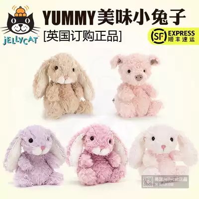 British Jellycat Yummy Tasty Bunny Rabbit Children Plush Soothing Soft Toy Piggy Doll