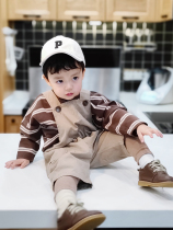Yantai Kids Clothing Boys Spring Fashion Set Spring and Autumn Yantai Yantai Kids Backsuit Fashion