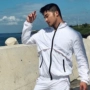OMG2018 mùa thu mới ban đầu thể thao giản dị áo khoác nam đứng cổ áo cardigan nam chạy quần áo đào tạo áo khoác áo gió anta