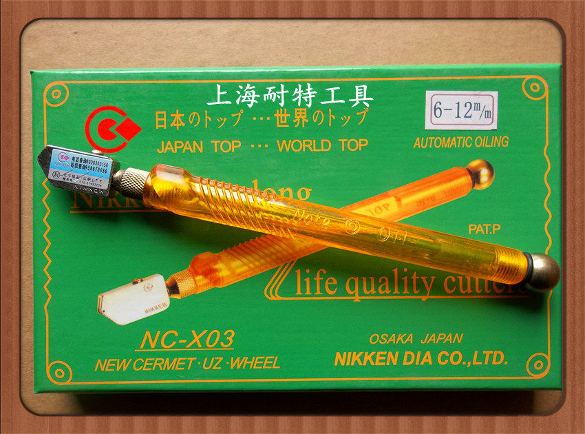 Day Research Plastic Handle Glass Knife glass cutter head roller type glass knife