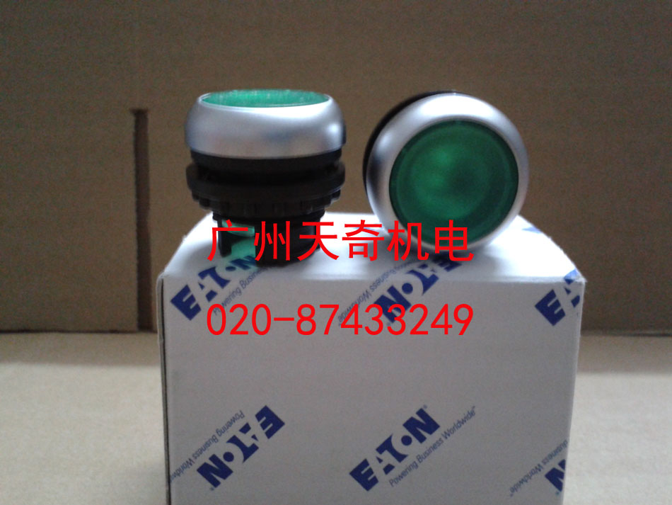 New imported EATON Eaton self-locking button switch head with light M22-DRL-G
