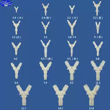 Pagoda connector hose hose pagoda plastic water pipe connector tee fittings Y-shaped three-way connector pipe gas connection