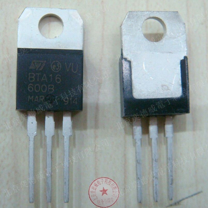 Original imported BTA16-600B TO-220 Semiconductor Control Rectifier Direct Plug 600V 16A