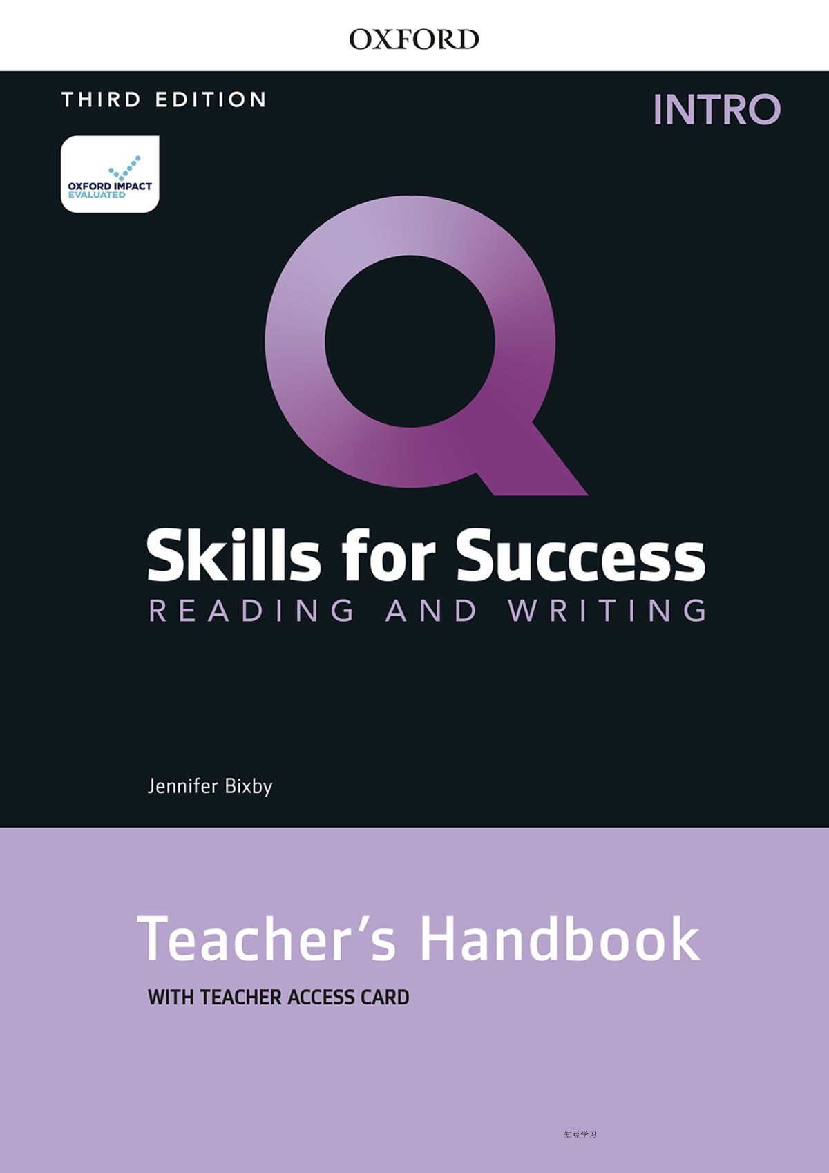 Q: Skills for Success Intro Reading and Writ teacher book with whiteboard