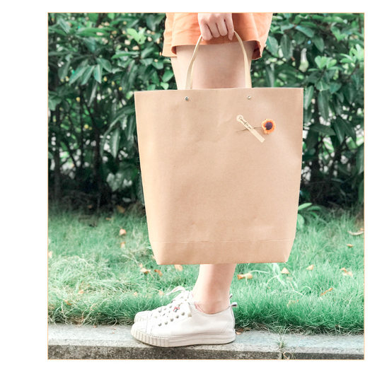 3 einfache Retro-Geschenktüten aus Kraftpapier, Geschenkverpackungen für Weihnachten, Geburtstag, Geschenkbox-Handtaschen