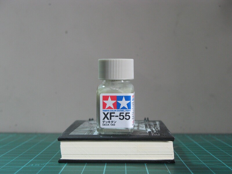 Tanomiya model 80355 10ml XF55 light deck color matt enamel paint XF-55