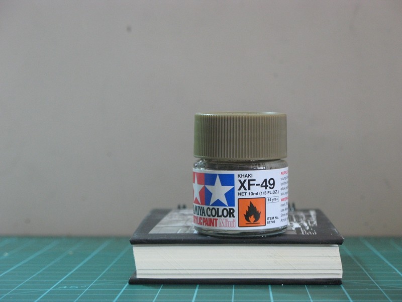 Tamiya model 81749 10ml XF49 khaki cloth color water-based matte paint XF-49