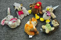 Outer single micro-blemish Suitable for small dogs Raccoon Turkey Hedgehog Fox plush pet sound doll