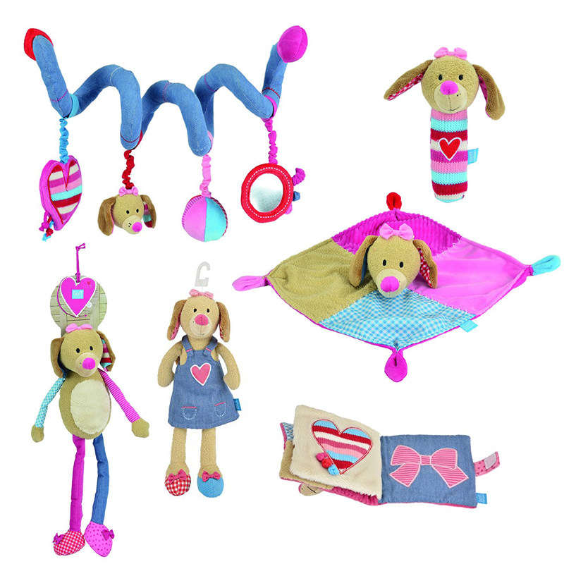 TeNetherlands big tail end single LEIF series puppy plush paparazzi player to play appeasement towel baby baboy