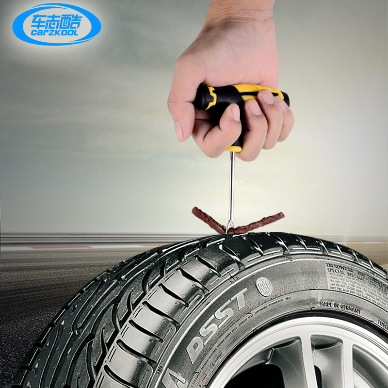 Car Chi Cool Car Tire Repair Tool Kit for Tire Adhesive Strips Repair Tool Vacuum Tire Quick Tire Repair