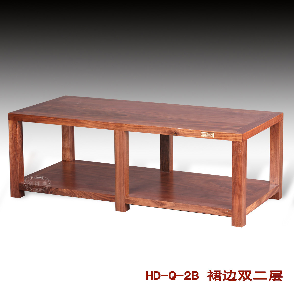 Huidian Q-2B Dual Two-story Solid Wood Rack Sound Rack Cabinet Sound Rack Rack Equipment Rack Power Amplifier Shelf