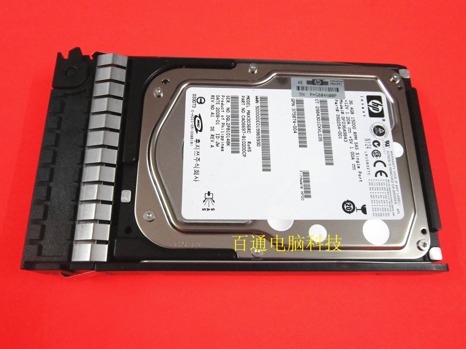 HP 36 4GB 15K SAS HDD DF036A9843 392254-001 MAX3036RC