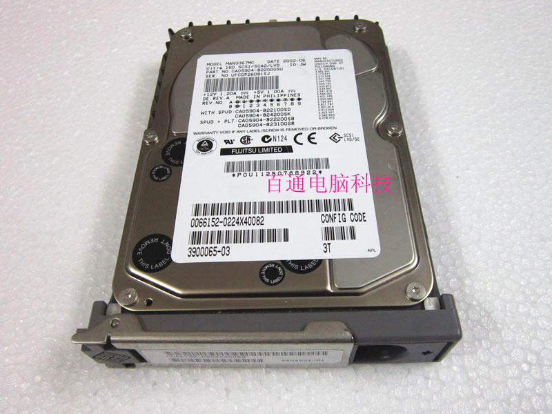 SUN X5242A 36G MAN3367MC 10K 80 Pin SCSI Hard disc 540-4521390-0065