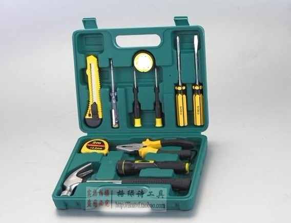 (G Green Poetry Tool) 12 pieces sets of sets kit tools toolbox combinations tools Home group Gift