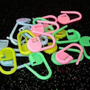 Color plastic small counting ring small buckle Hand knitting Sweater needle Knitting DIY aids