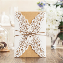 Beautiful custom birthday wedding invitation invitation invitation letter European creative business Golden Wedding Invitation