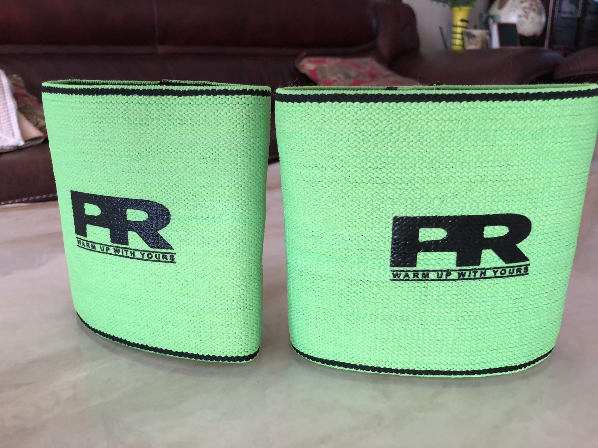 Giant ferocious PR imported short lemon green elbow support bench press strength lift fitness elbow support protection easy to wear