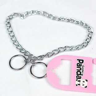 Golden Panda Dogs Single Row Neck Chain Dogs P Chain Control Chain Stage Dog Chain