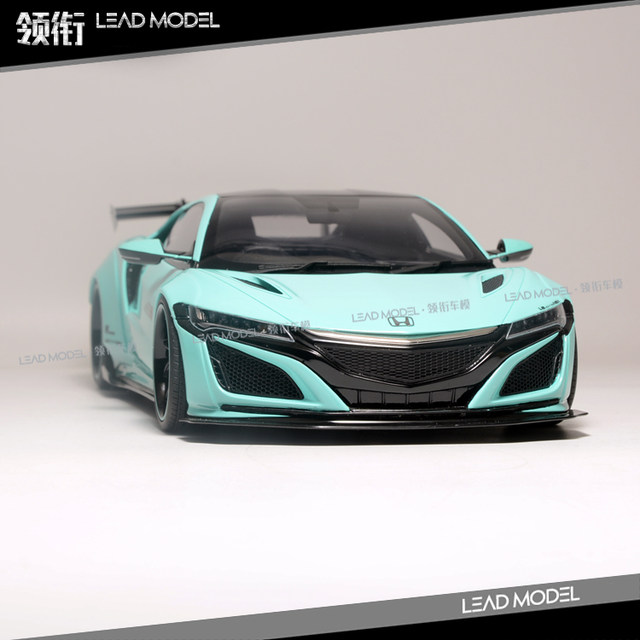 Spot Honda Nsx Tiffany Blue Car By Lb Gt Spirit 1 18 Car Model