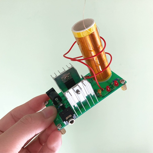 Тесла со шнуром, музыкальная электронная зажигалка ручной работы, DIY