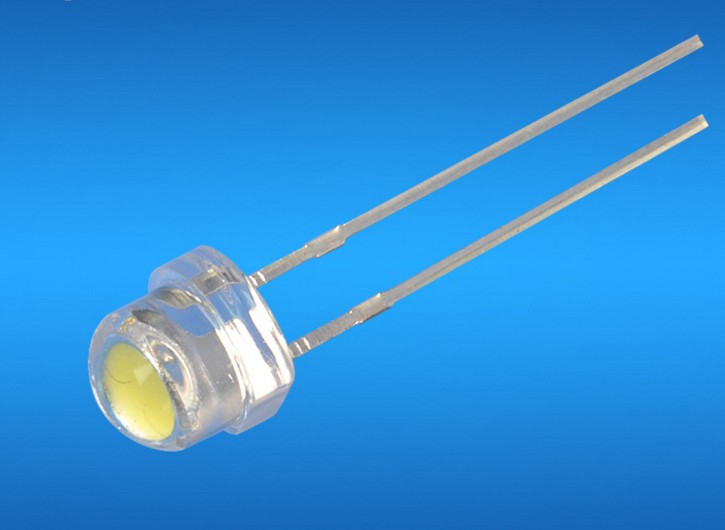 5mm Highlight Straw Hat White Hair Yellow 15mm Feet White (Transparent) Yellow Light Yellow Light LED Light