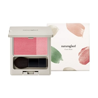 New Nhật Bản Naturaglace tự nhiên hai màu má hồng 3,1g - Blush / Cochineal phấn má chanel