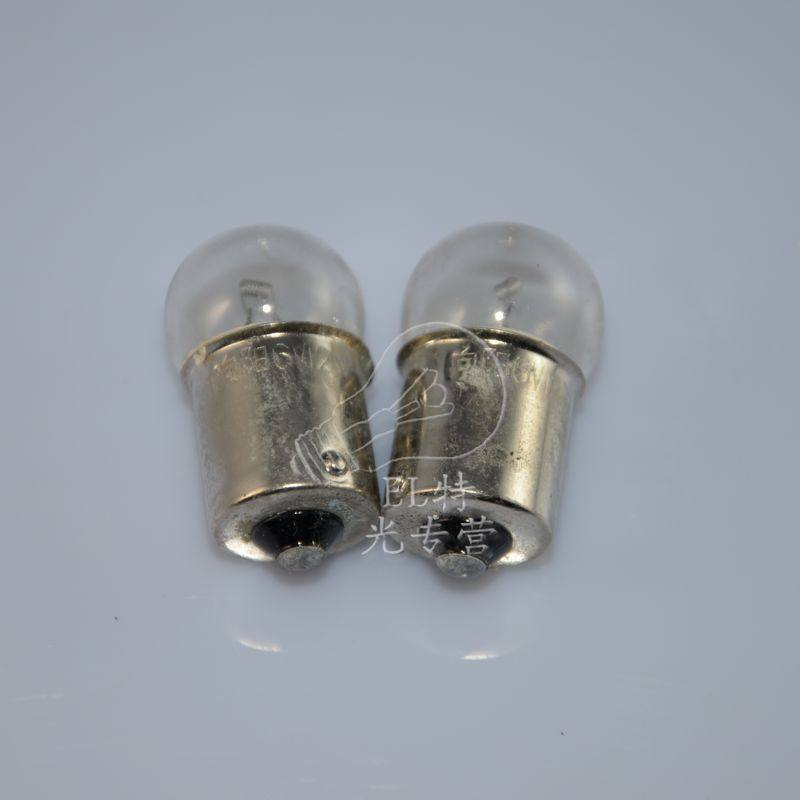 向阳牌 6V15W 12W BA15S BA15D 双 单触点 直径15MM 仪器灯泡