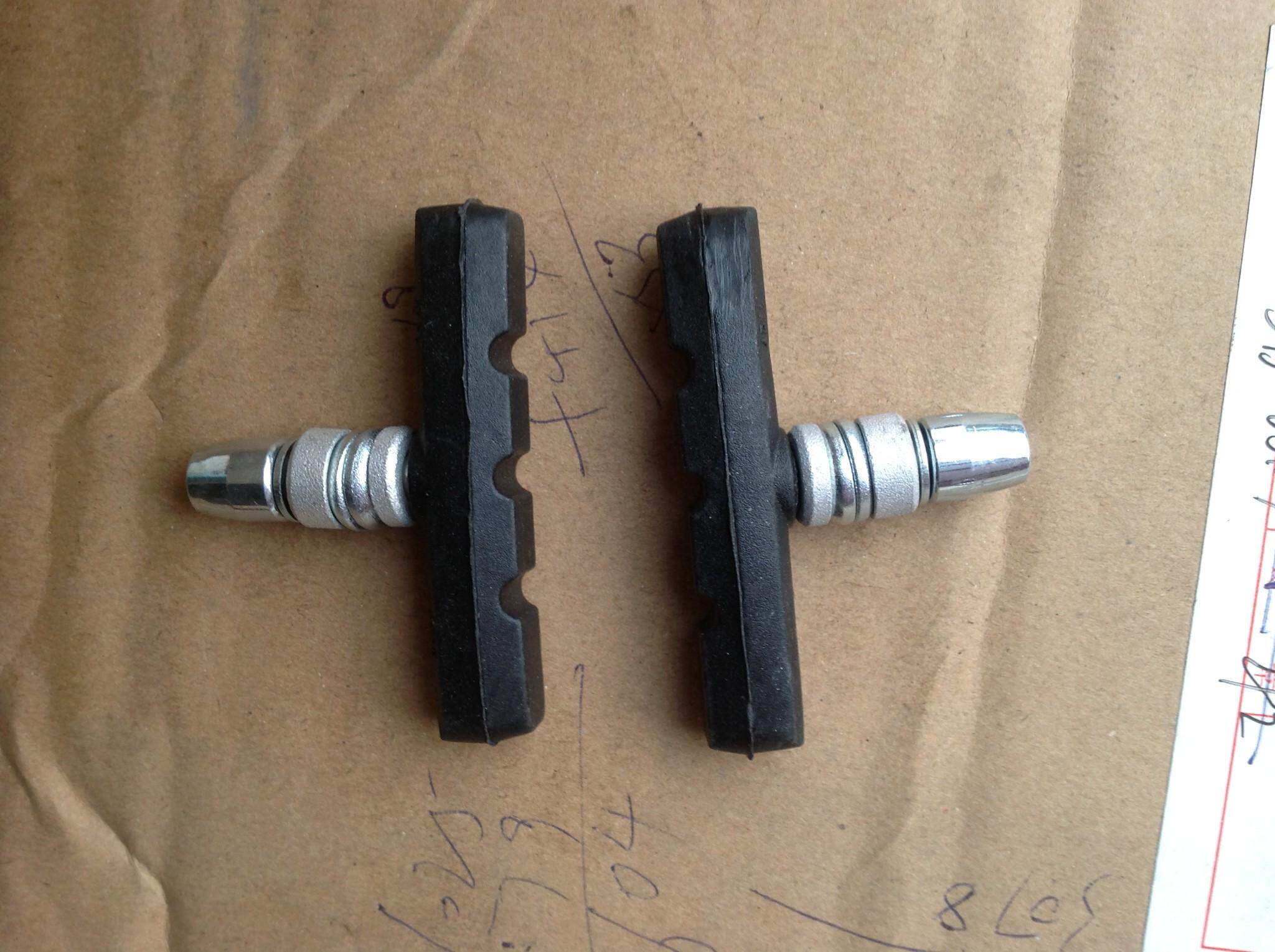 Taiwan's Shosei V brakes 60MM brake leather brake leather brake leather brake leather brake rubber mountain bike wagon folding wagon pair of price-Taobao