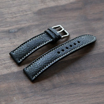 Lychee pattern handmade strap Tuscan Tuscan tanning top layer cowhide leather leather handmade