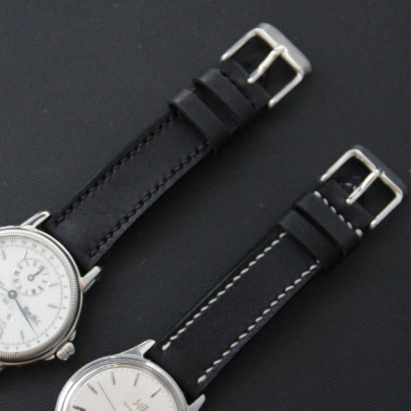 Slow work plant tanning first layer cowhide strap hand-sewn first layer cowhide strap custom leather leather