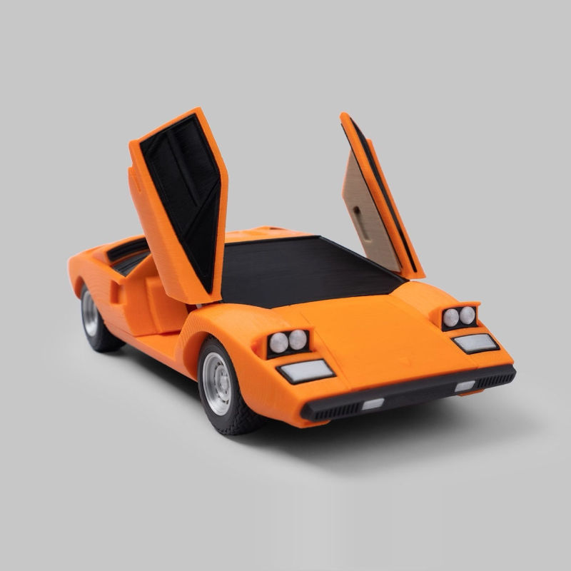 [Assembled Model] 1:24 Scale Lamborghini Countach Lp400 Sports Car Model