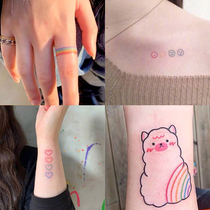 60 ins Hyuna wind tattoo stickers Waterproof female tide lasting cute net red Korean color sexy stickers fingers