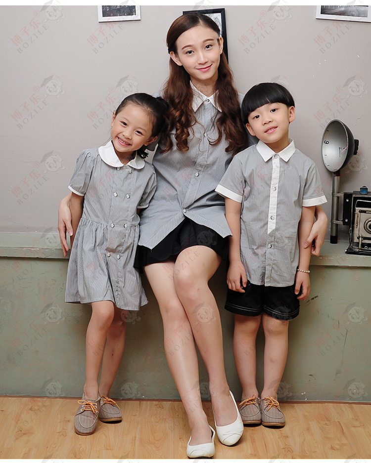Mùa hè phong cách mới 2018 đồng phục học sinh trình diễn trang phục phiên bản Hàn Quốc của quần áo mẫu giáo đại học trực tiếp váy trẻ em hàn quốc