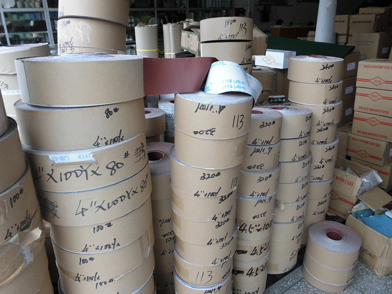 Hand ripping sand cloth roll sand with soft sand cloth sandpaper wood furniture furniture metal polished polished 60-600 mesh dry water sandb