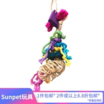 SUNPET Sunnet Sunnet Pet Bunch Small Parrot Toys Harmless Natural Pigments