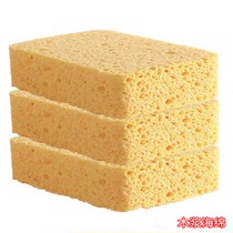 Epoxy color sand cleaning sponge cleaning strong water absorption high density nano kitchen cleaning wood pulp cotton beautiful seam construction