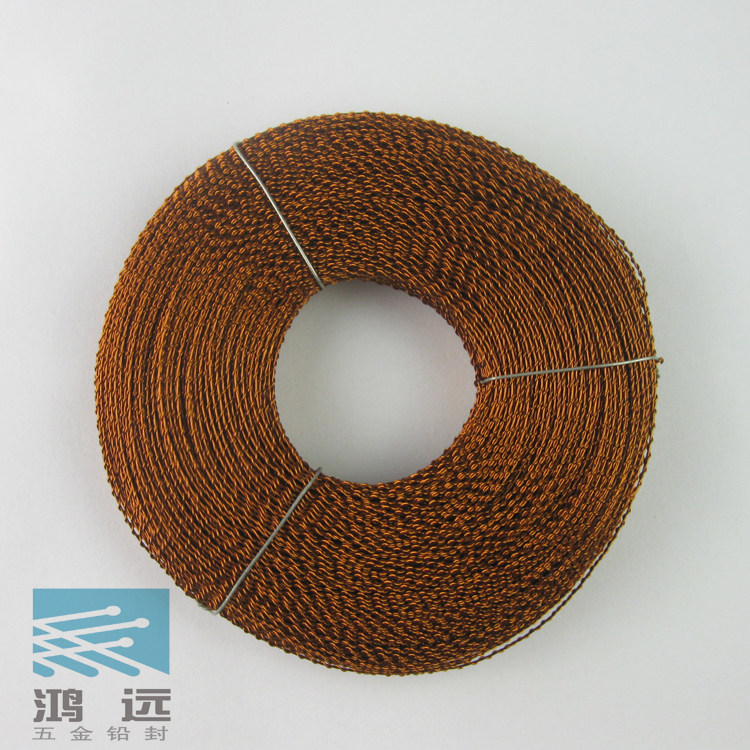 Threaded two-strand copper wire with a diameter of about 0.6, a roll of 100 meters