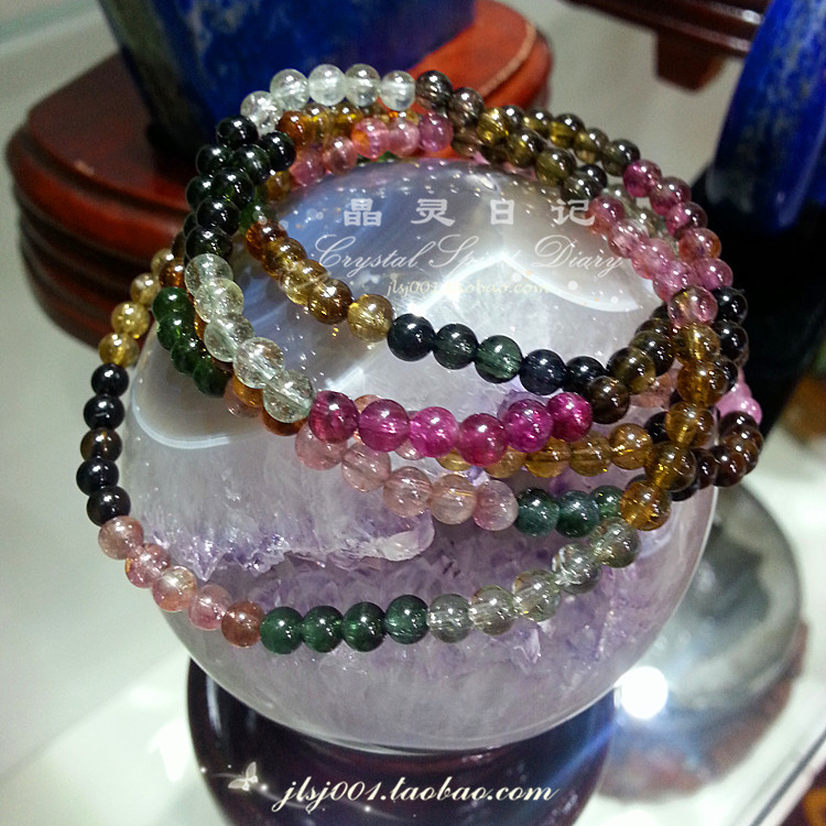 Natural Brazil Beaver Pearl bracelet 4 mm 216 Wangfu Merchants Treasure Crystal Necklace Lady-Taobao