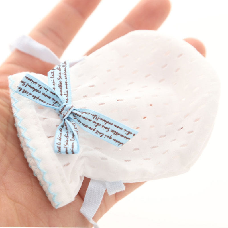 Baby Ice Screen Eye Anti-Face Gloves Summer Thin baby Anti-bite hand guard Hood Breathable Newborn Gloves