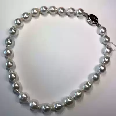 (Spring Breeze Agency Japan direct purchase) Miss Ishihara Nanyang White Pearl Necklace 11 7-14 0mm with buckle 45cm