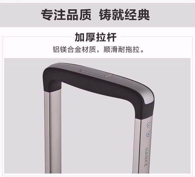 HanKe Hanke 22 inch phổ wheel trường hợp xe đẩy Oxford vải vali mật khẩu hành lý hộp 20 inch nội trú chassis vali xiaomi passport