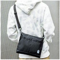  ●Japanese magazine appendix new trendy brand ape monkey with zipper and inner bag shoulder bag oblique cross bag